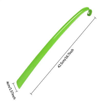 42.5X4X2.2Cm Easy to Use ABS Long Handle Shoes Horn Artifact Pull Pumping Shoes Professional Women Men Shoe Horn Shoes Spoon