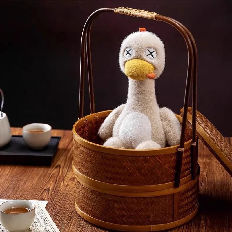 Magnetic Detachable New Cute Salted Duck Plush Toy Funny Spliced Stuffed Duck Doll Novelty Soft Plushie Prank Toy Birthday Gifts