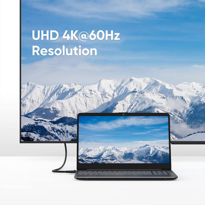 Displayport Cable [10Ft/3M], 4K DP Cable 1.2 Male to Male Support 4K@60Hz, 2K@144Hz Compatible with Computer, Desktop, Laptop, PC, Monitor, Projector,Black