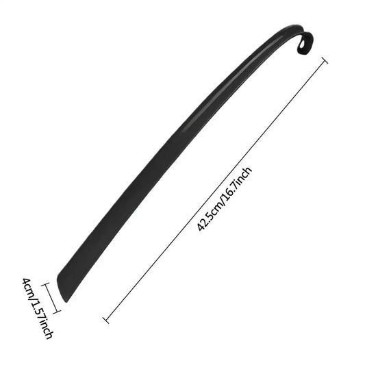 42.5X4X2.2Cm Easy to Use ABS Long Handle Shoes Horn Artifact Pull Pumping Shoes Professional Women Men Shoe Horn Shoes Spoon