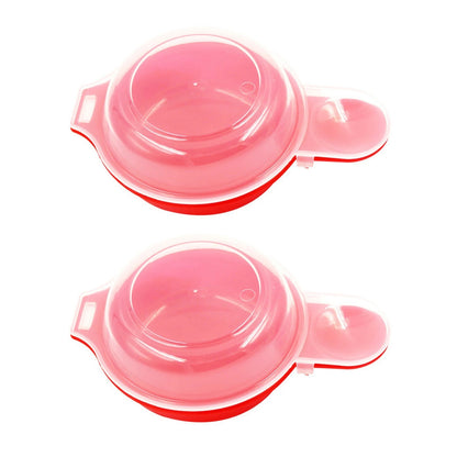 2 Set Eggwich Microwave Egg Cooker Fast Easy Muffin Egg Sandwich Breakfast Pan