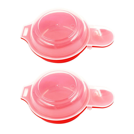 2 Set Eggwich Microwave Egg Cooker Fast Easy Muffin Egg Sandwich Breakfast Pan